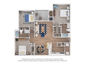 Three Bedroom - Colorado 4208 floor plan